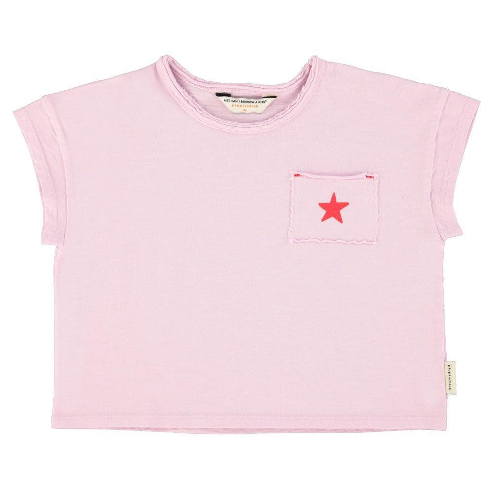 Piupiuchick T-shirt lilac w/ A print