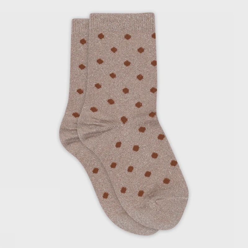 MP Denmark | Irma glitter socks | Rose grey