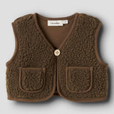 Lil'Atelier | Jono Sherpa vest | Teak
