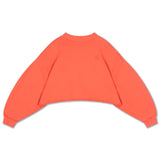 Repose Ams | Crop heart sweater | Coral dusk