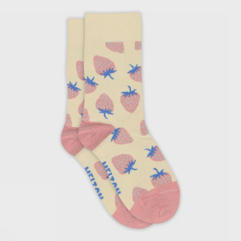 Melton | Strawberry socks - shortbread