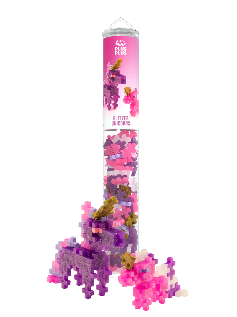 Plus-Plus | Buis 100 pcs | Glitter Unicorns