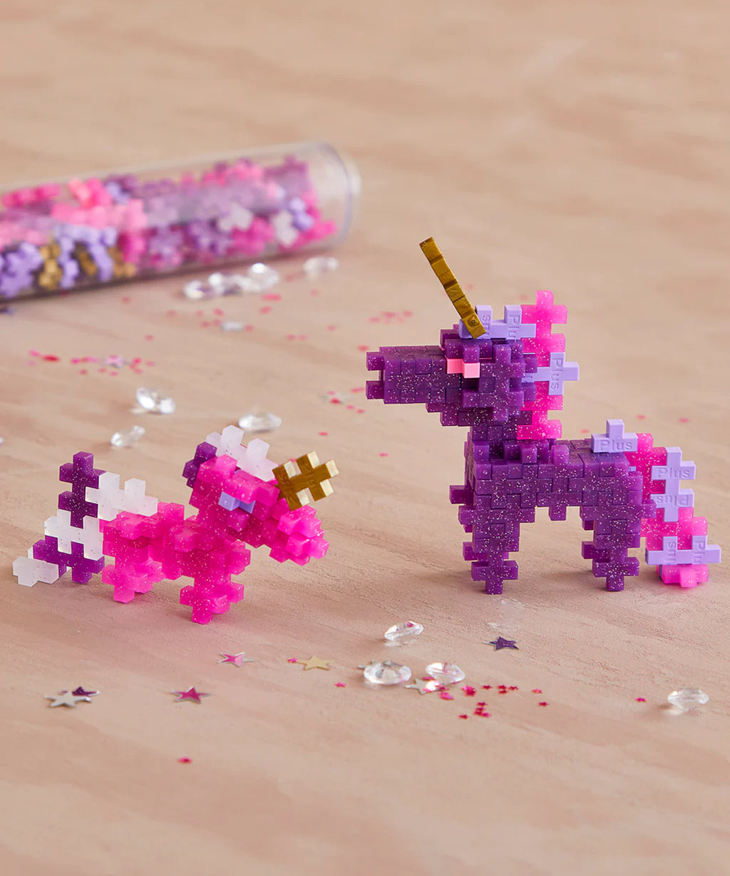 Plus-Plus | Buis 100 pcs | Glitter Unicorns