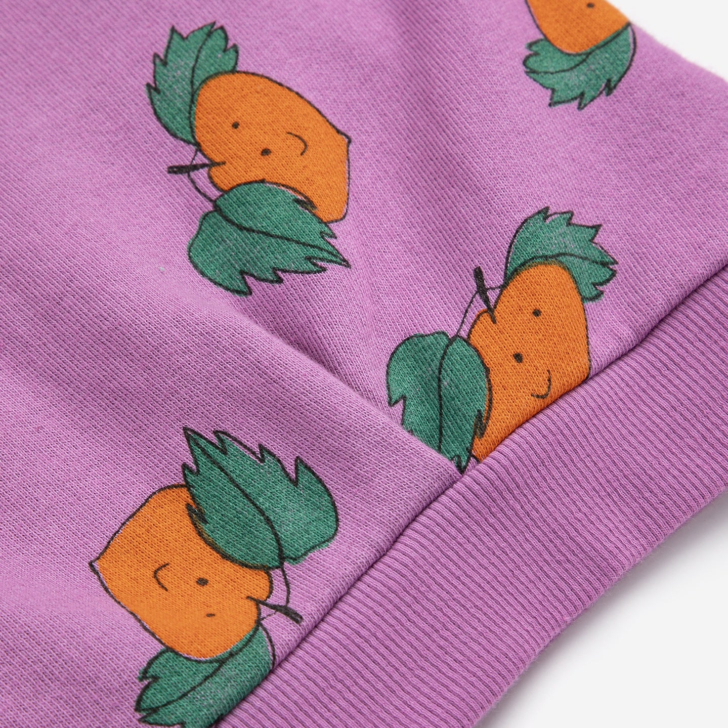 Bobo Choses |Tangerine all over cropped sweatshirt