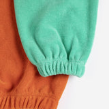 Bobo Choses | Color block zipped sweatshirt