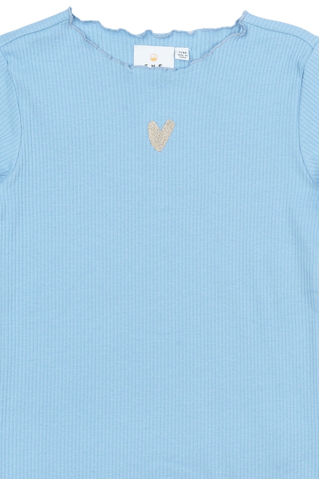 THE NEW | Rya l_s rib tee -forever blue