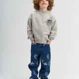 THE NEW |Stevie os sweatshirt- light grey melange