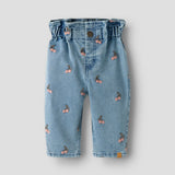 Lil'atelier | Deva loose jeans | Medium blue Den /cherry