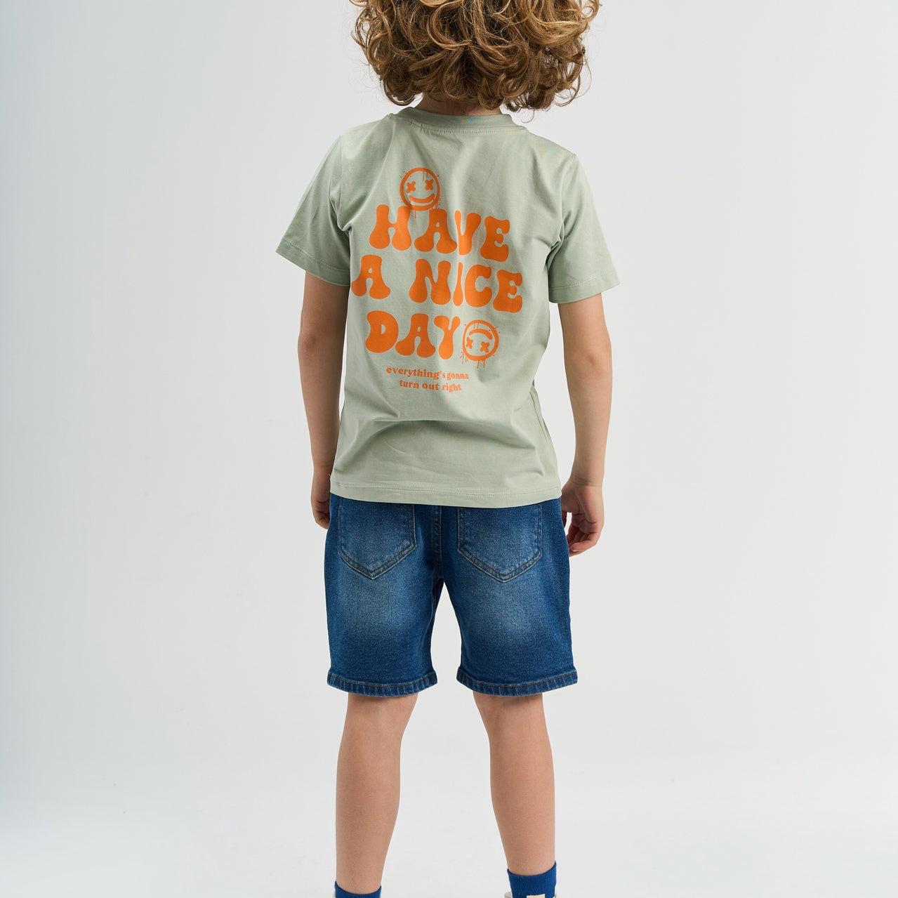 The New | Sander s_s tee aqua gray