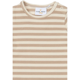 THE NEW SIBLINGS |Fro  Rib Tee Humus Striped