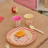 Rice | Set vork lepel Circus rood