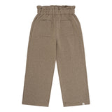 Navy Natural | Wide leg glitter with pockets | Brown