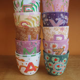 All the luck in the world | Letter cups