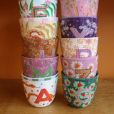 All the luck in the world | Letter cups