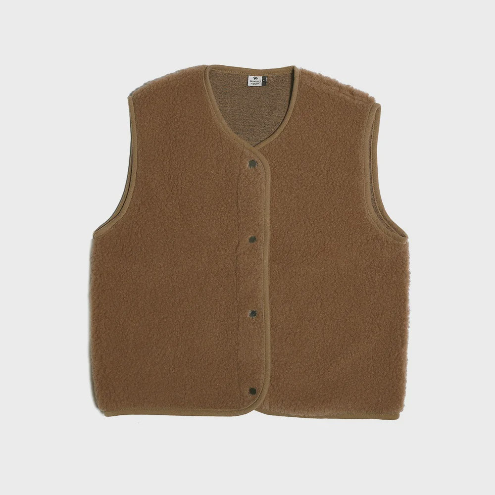 Alwero | Bodywarmer Tyb light adult | Teddy brown