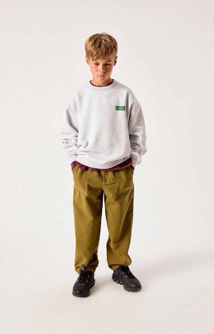 American Vintage | Baptown Sweater | heather grey