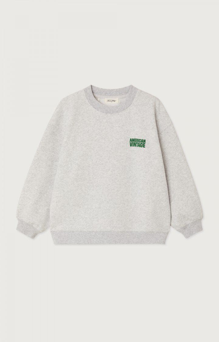 American Vintage | Baptown Sweater | heather grey