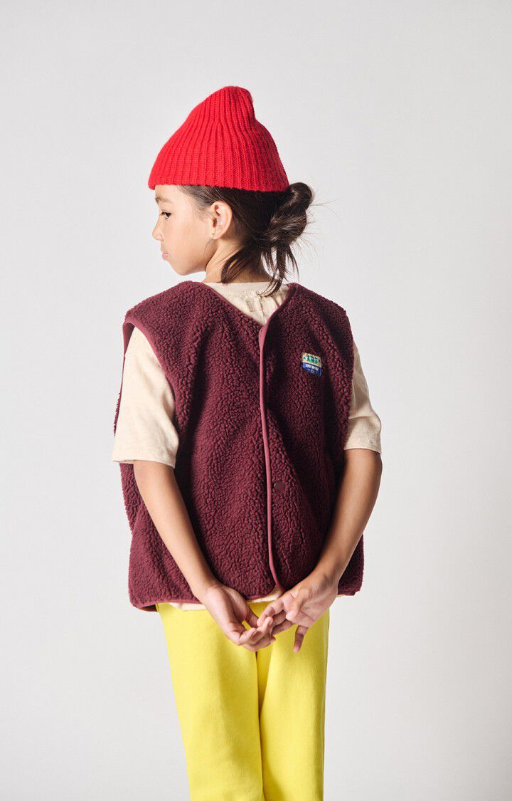 American Vintage | Hoktown Vest | bordeaux chine (pre-order nu!)