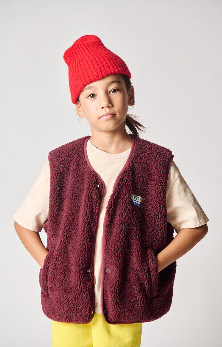 American Vintage | Hoktown Vest | bordeaux chine (pre-order nu!)