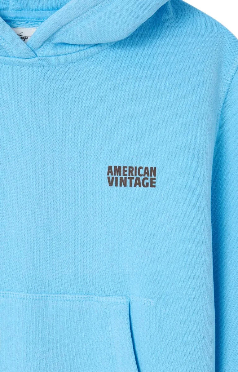 American Vintage | Izubird hoodie bleu ciel vintage