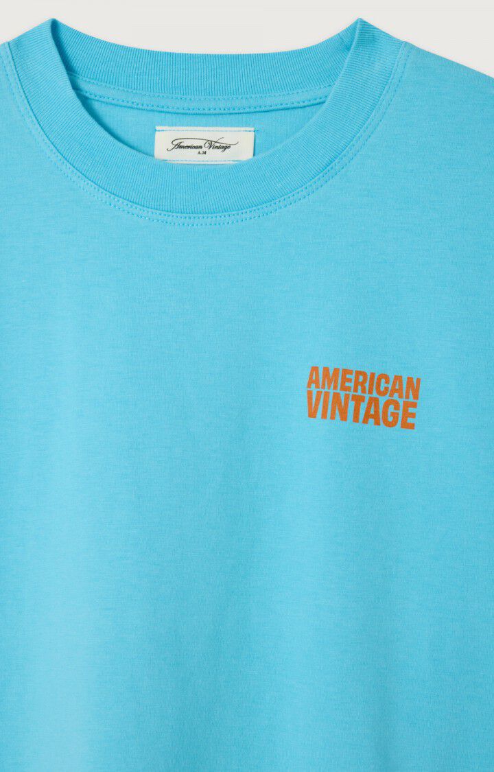 American Vintage T-shirt gixy sky blue
