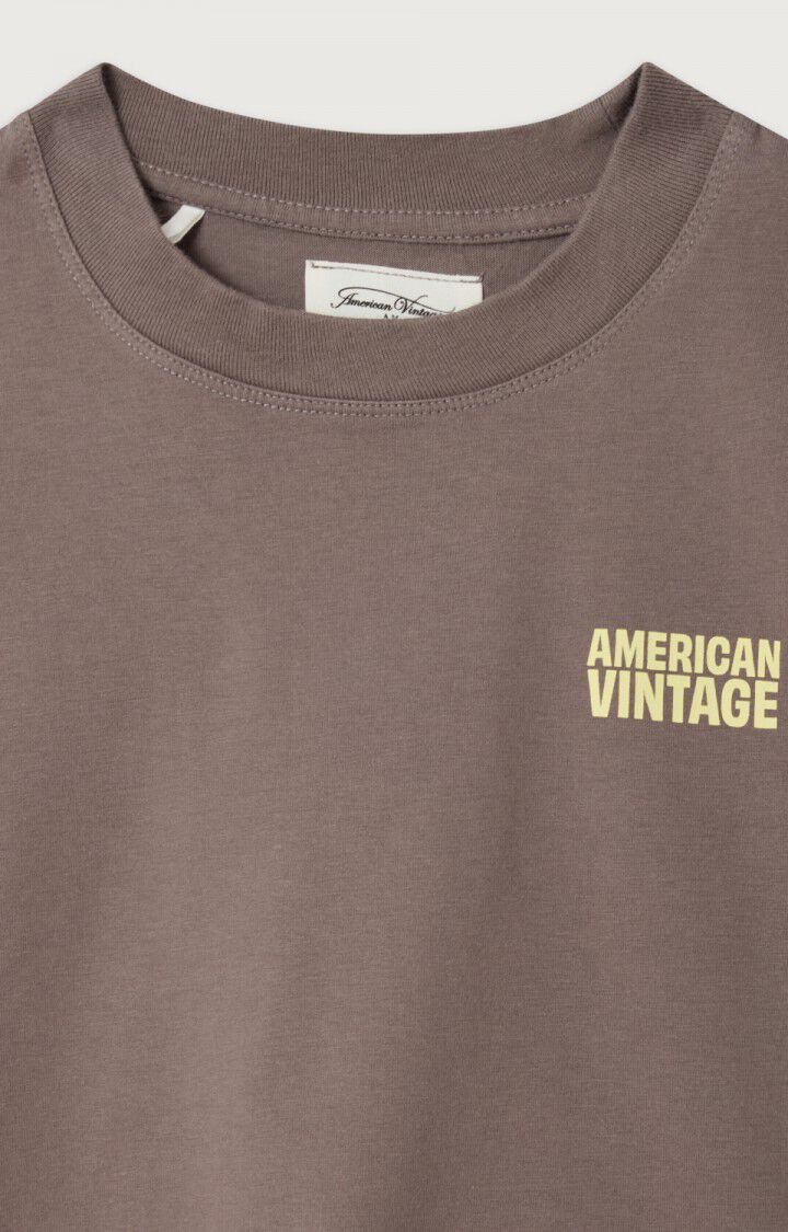 American Vintage shirt gixy cendre ash