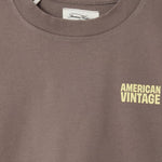 American Vintage shirt gixy cendre ash