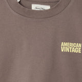 American Vintage shirt gixy cendre ash