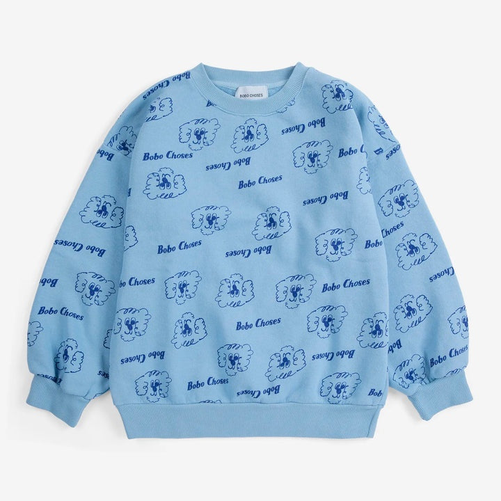 Bobo Choses | Pickles The Dog all over sweatshirt