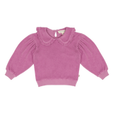 House of Jamie Balloon collar sweater violet