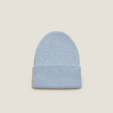 Hvid | Beanie fonzie - sky