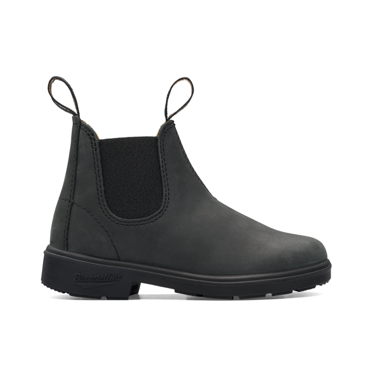 Blundstone | Kids Rustic Black Youth | Rustic black