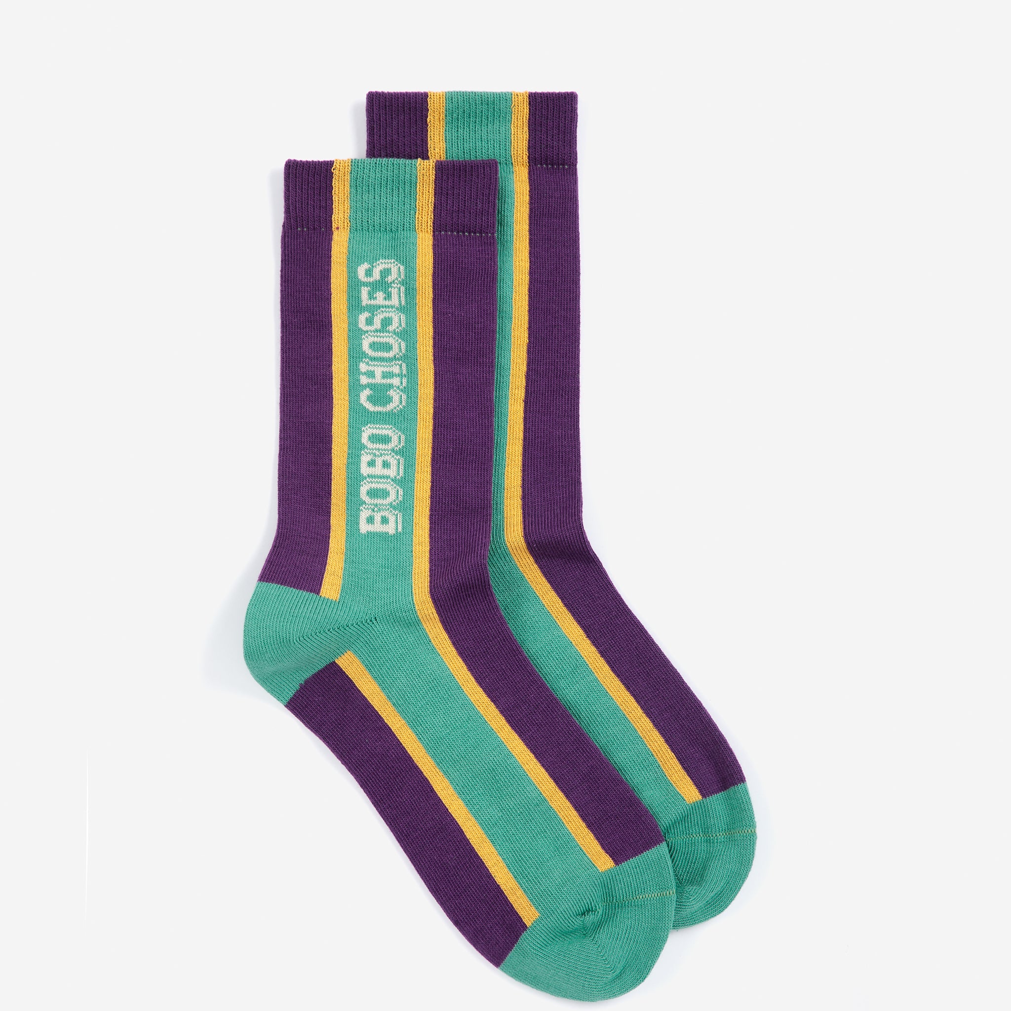 Bobo Choses | Accessoires | Bobo Choses embossed extralong socks | Violet