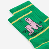 Bobo Choses | Accessoires | Long Puff short socks | Green