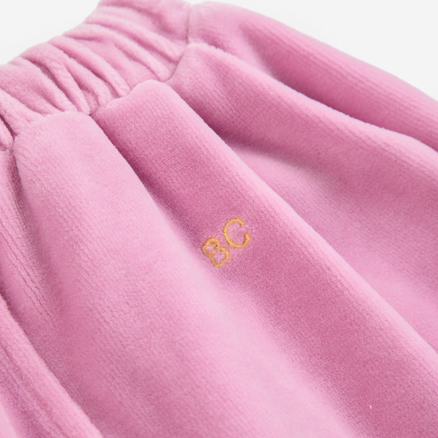 Bobo Choses | Broek | BC velvet jogging pants | Pink