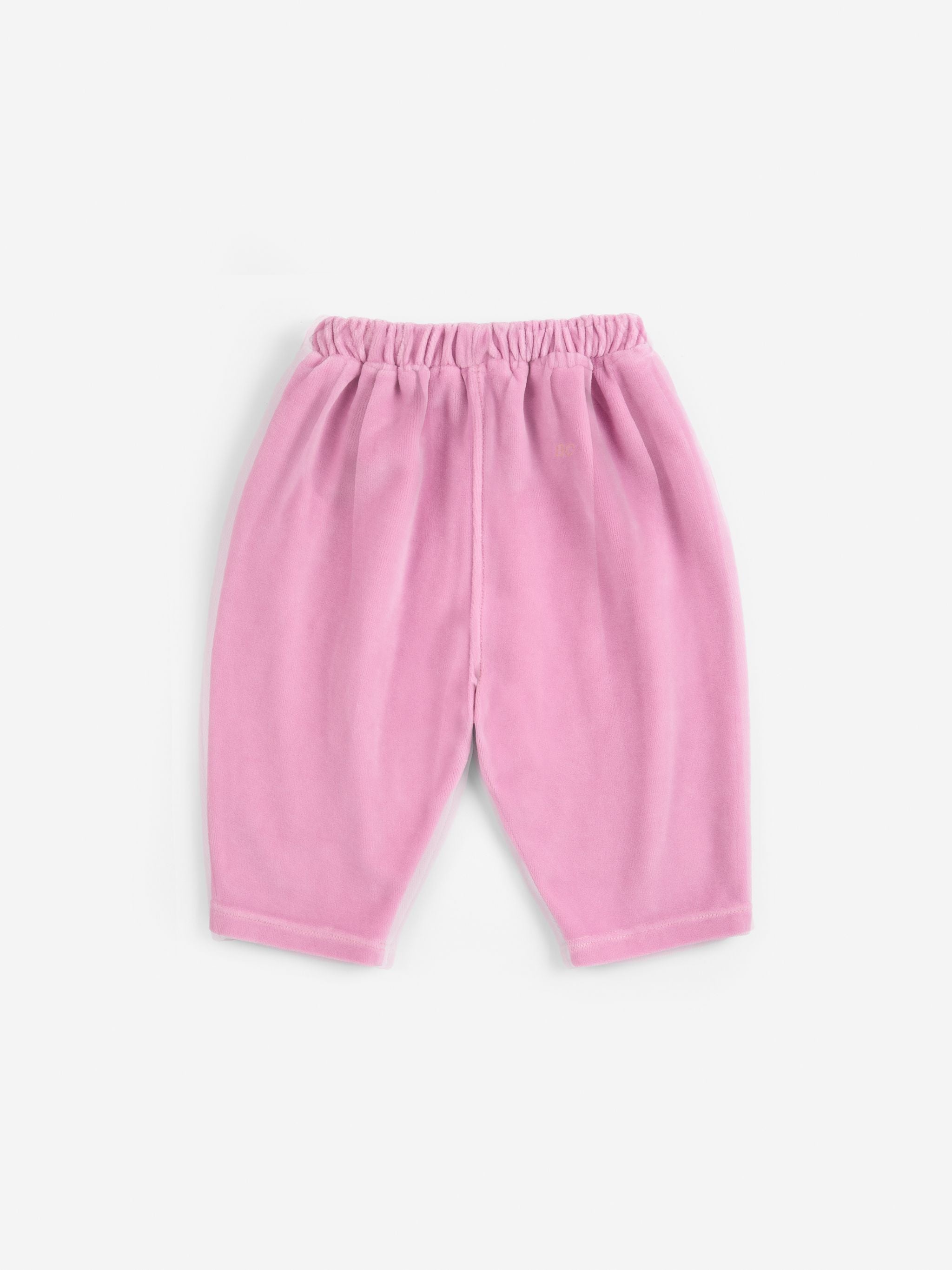 Bobo Choses | Broek | BC velvet jogging pants | Pink