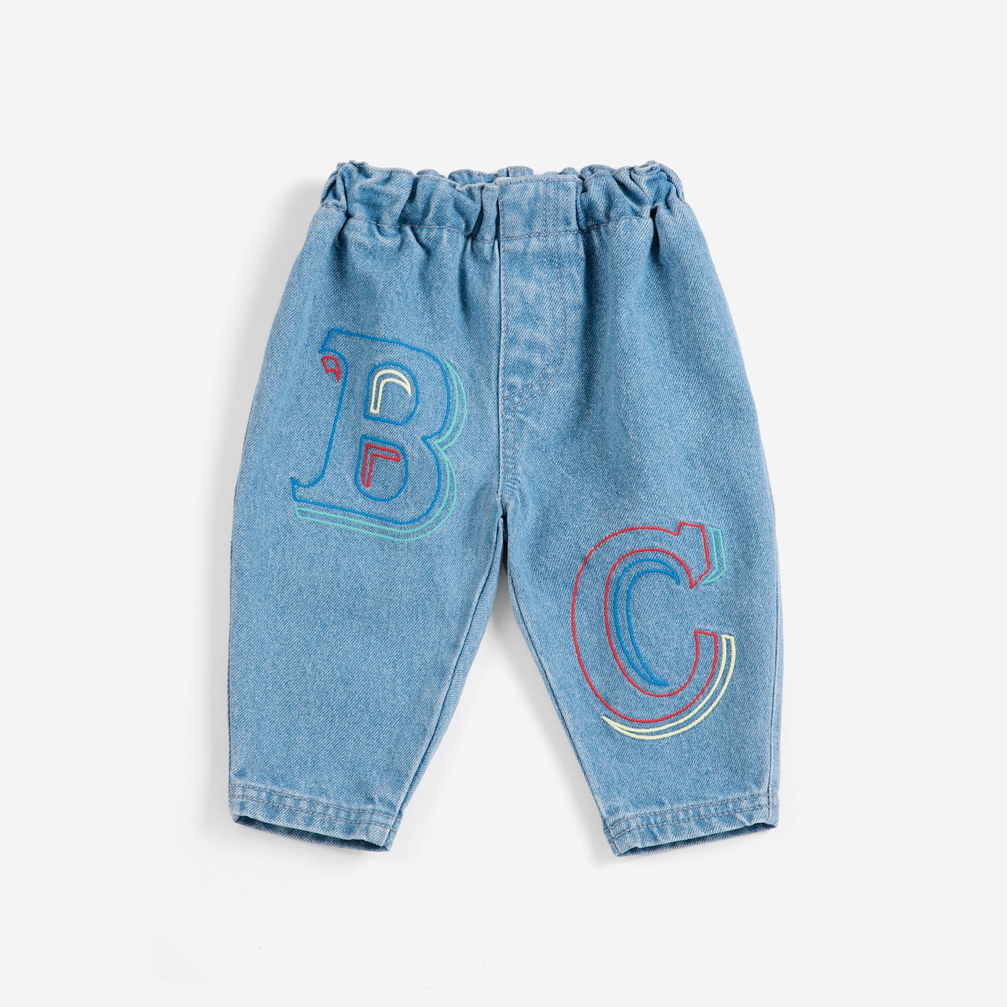 Bobo Choses | Broek | B.C. Embossed denim pants | Blue