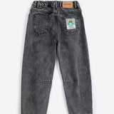 Bobo Choses | Broek | Beast Tag denim pants | Black