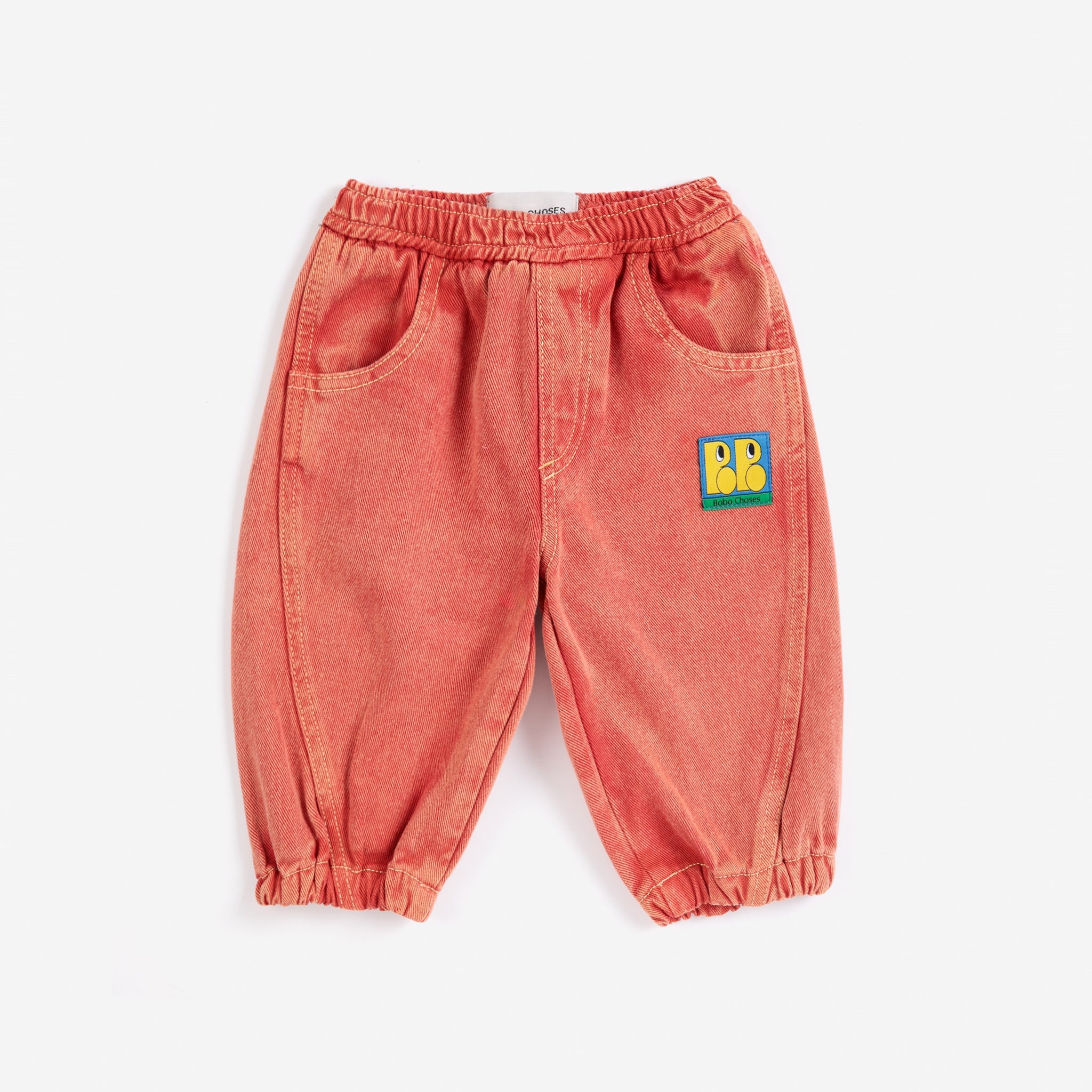 Bobo Choses | Broek | Booo Bo Choses Tag denim pants | Red