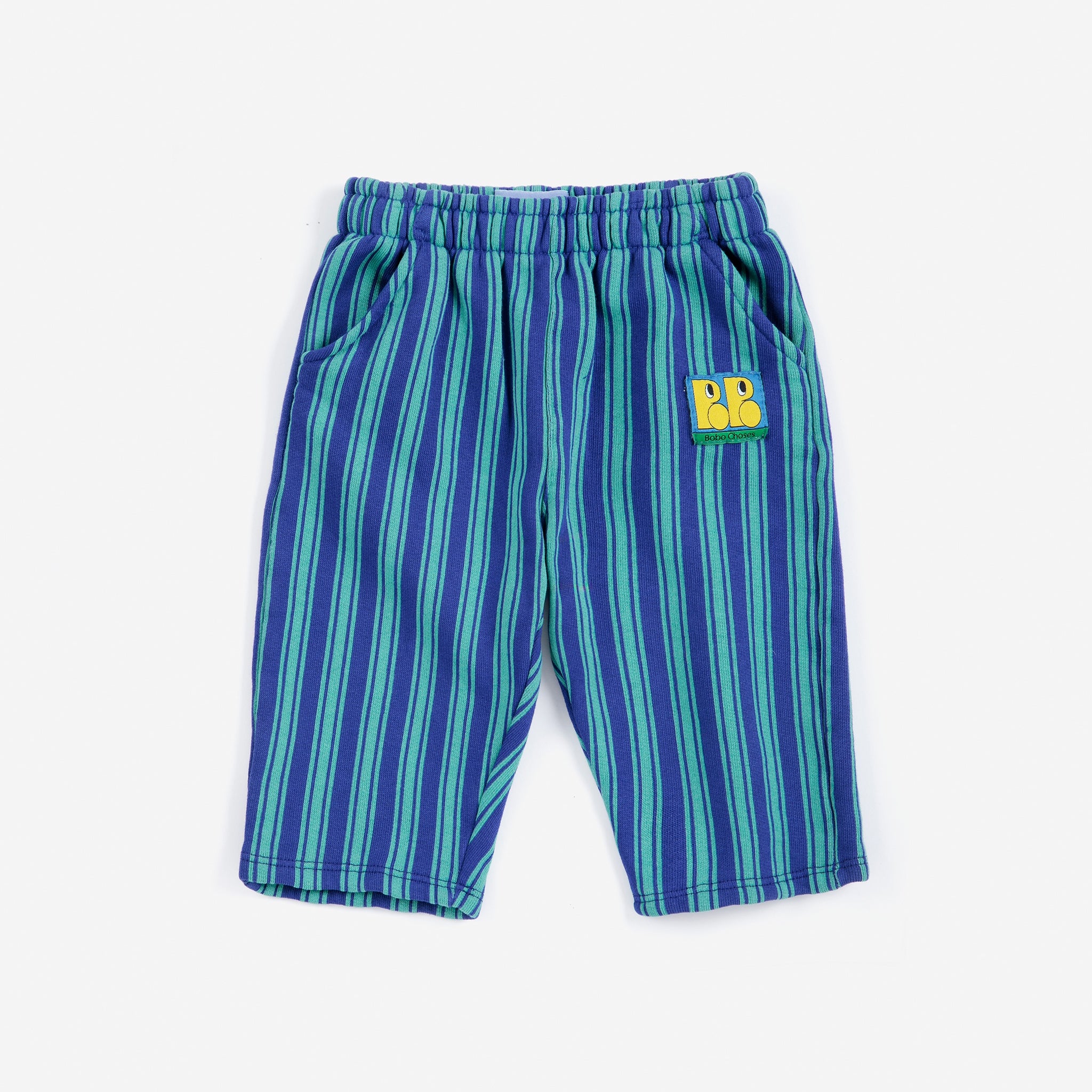 Bobo Choses | Broek | Booo Bo Choses Tag stripes jogging pants | Blue