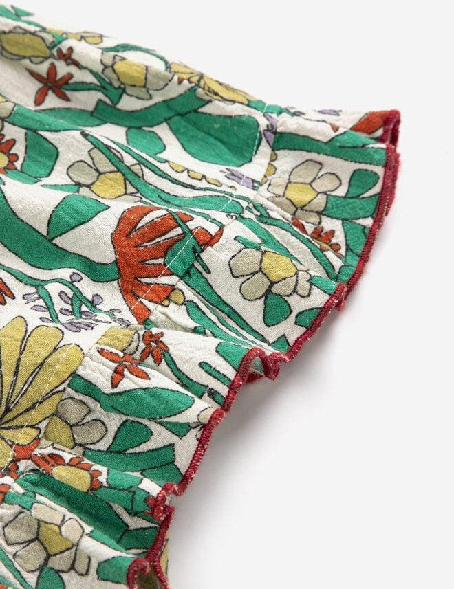 Bobo Choses | Color Herbalist all over woven shorts