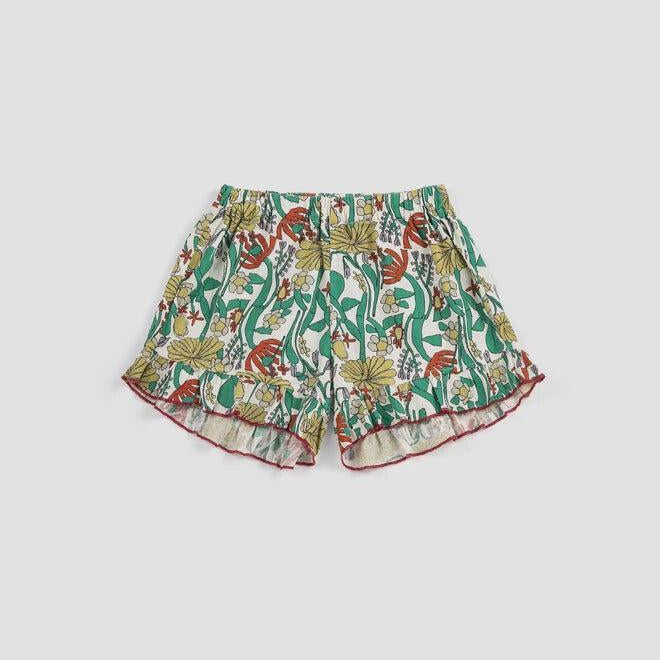 Bobo Choses | Color Herbalist all over woven shorts