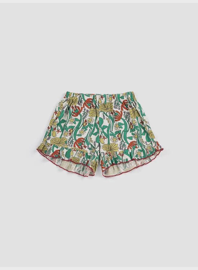Bobo Choses | Color Herbalist all over woven shorts