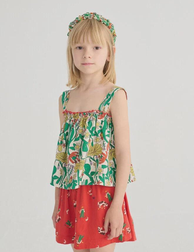 Bobo Choses | Color Herbalist all over woven top