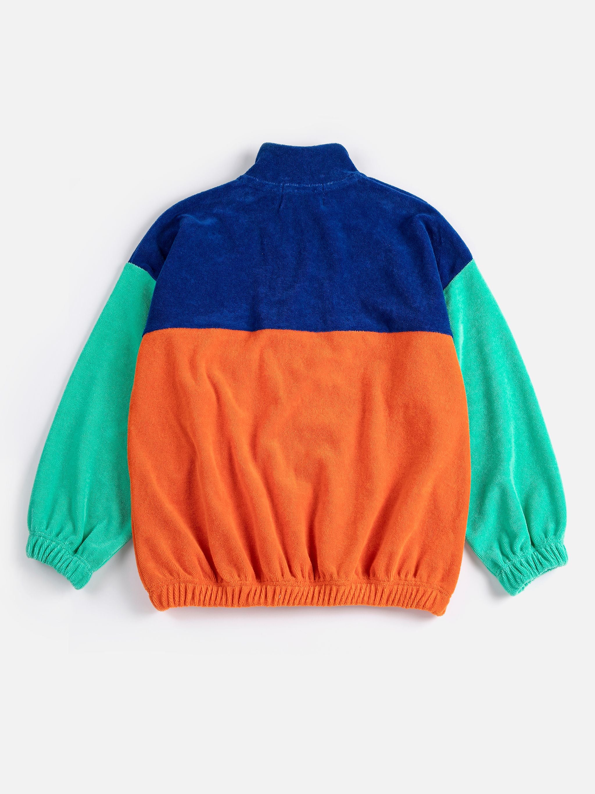 Bobo Choses | Color block zipped sweatshirt