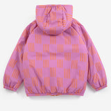 Bobo Choses | Jas | Almost Moiré all over reversible anorak | Fuchsia