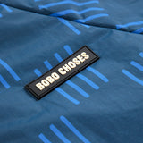 Bobo Choses | Jas | Almost Moiré all over reversible anorak | Navy Blue
