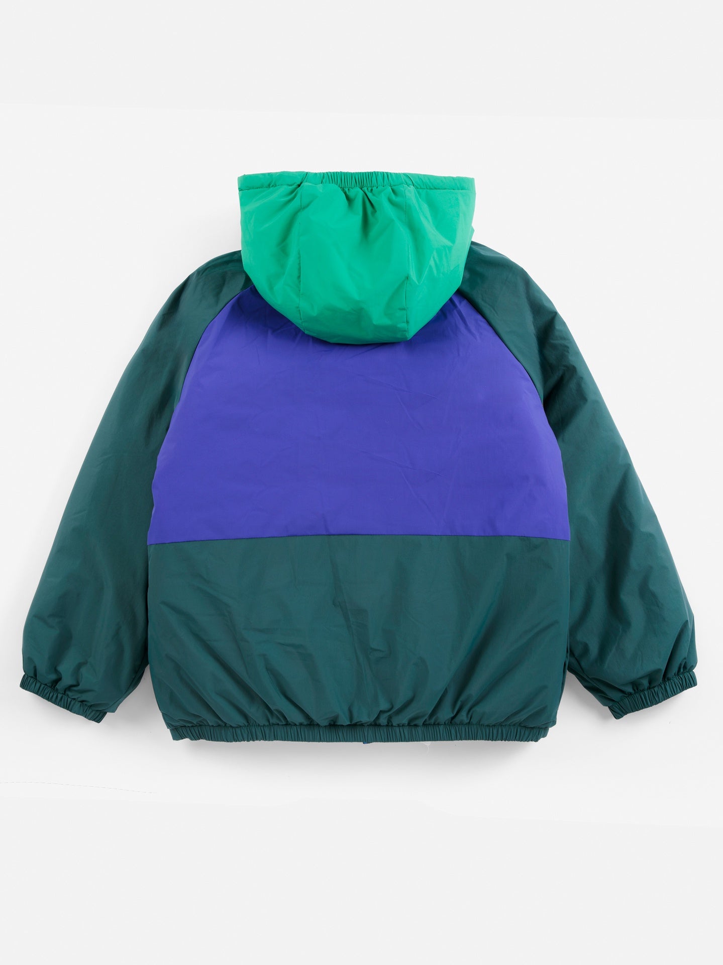Bobo Choses | Jas | Almost Moiré all over reversible anorak | Navy Blue