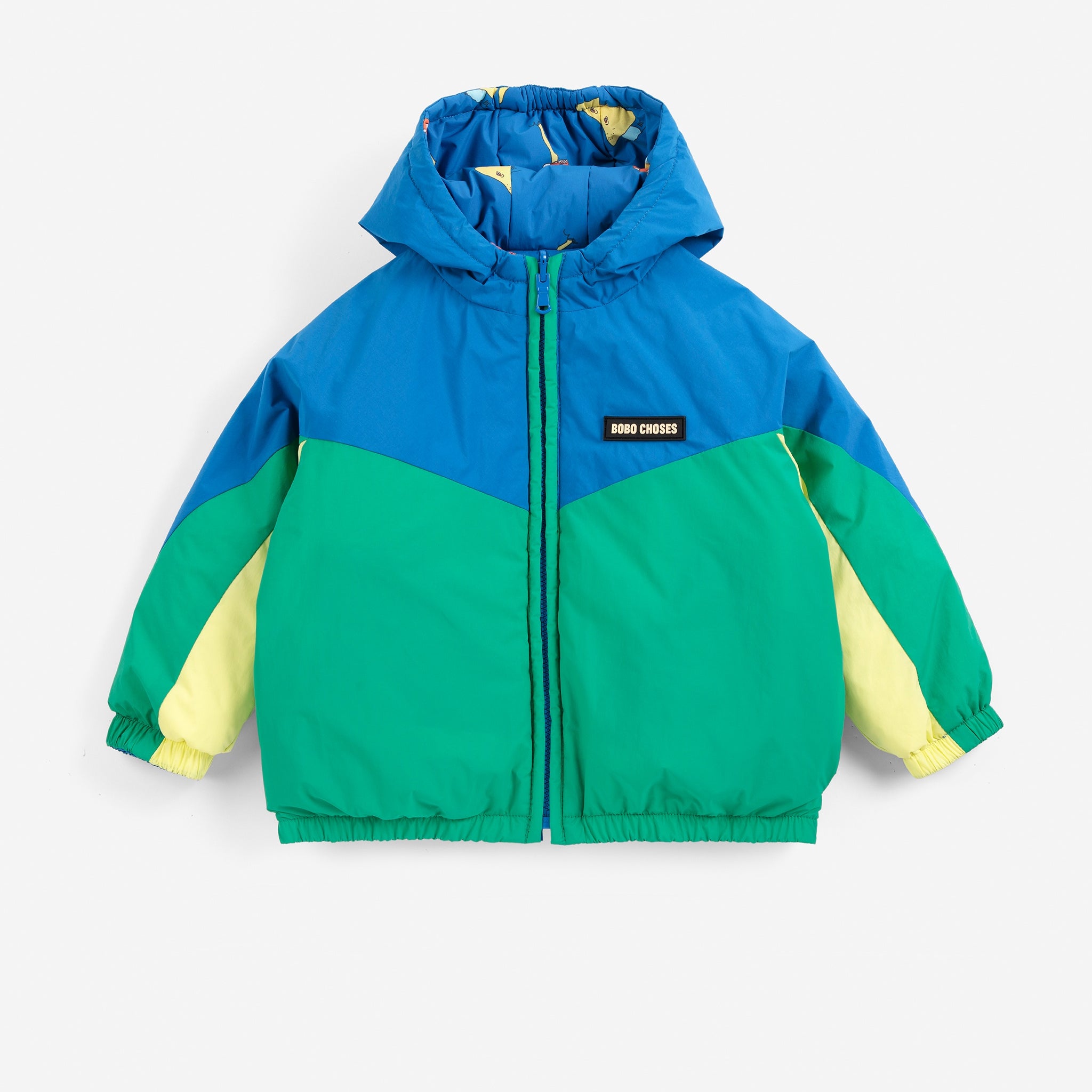 Bobo Choses | Jas | Mush Monster Duo all over reversible anorak | Blue