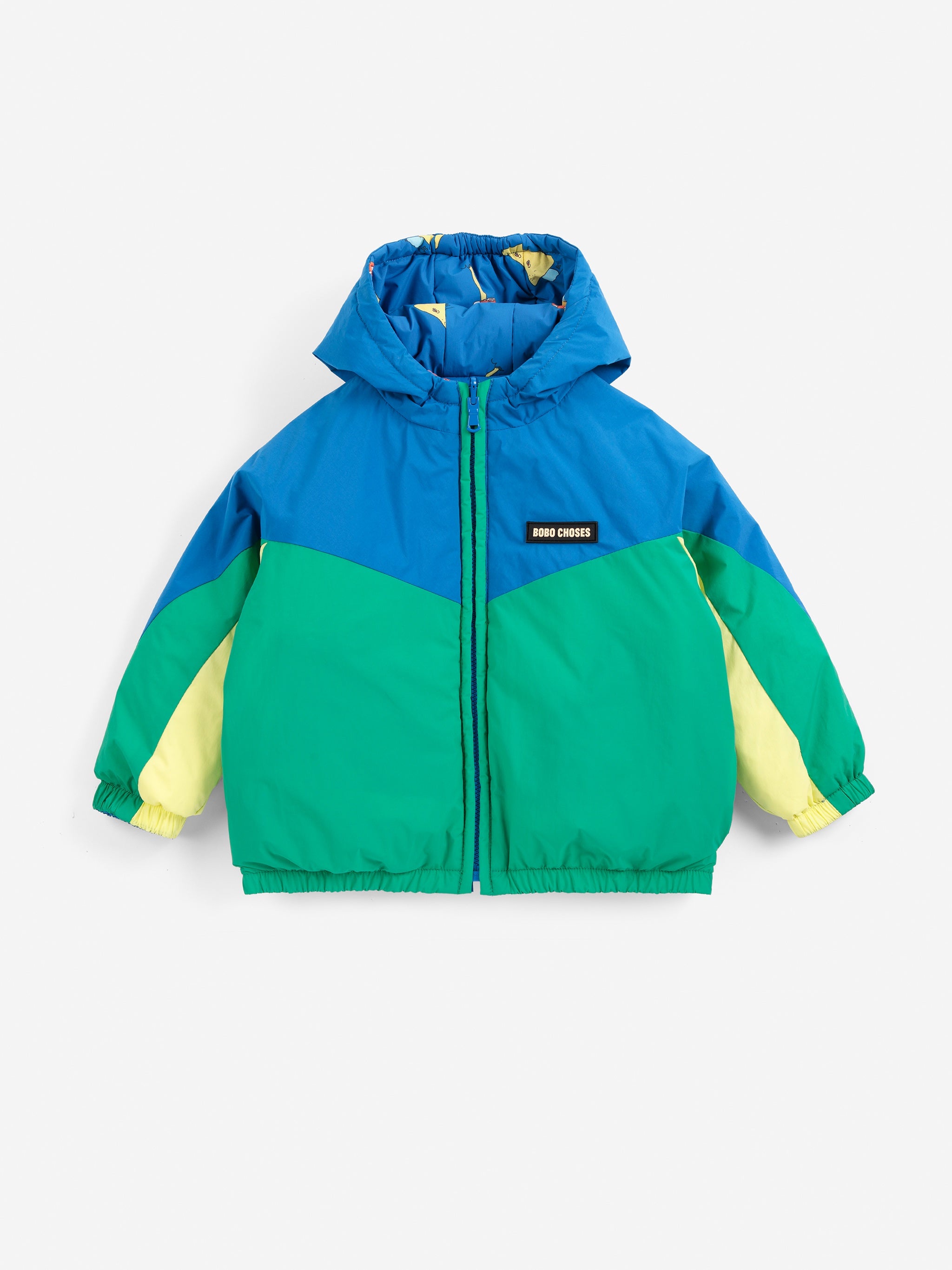 Bobo Choses | Jas | Mush Monster Duo all over reversible anorak | Blue